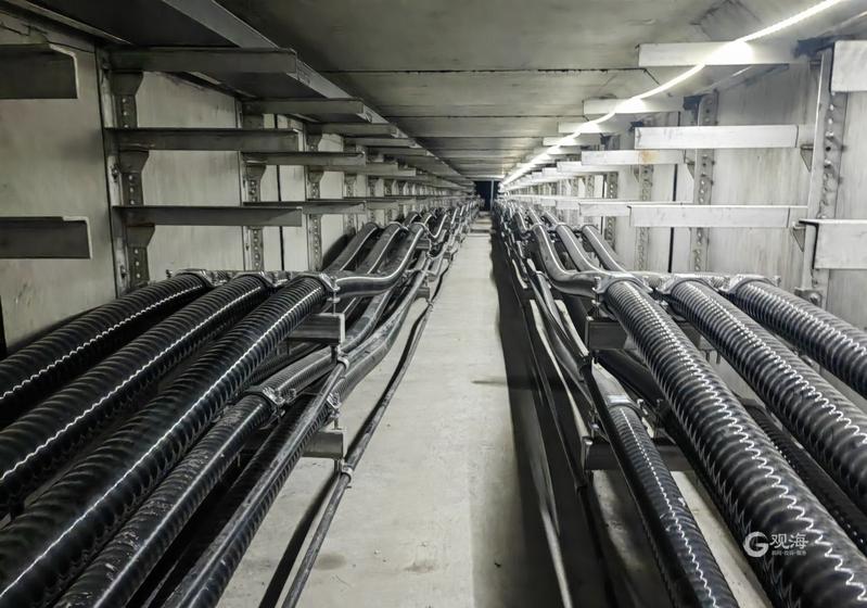 重慶路周邊地下管廊工程 電纜下地入廊施工圓滿(mǎn)完成